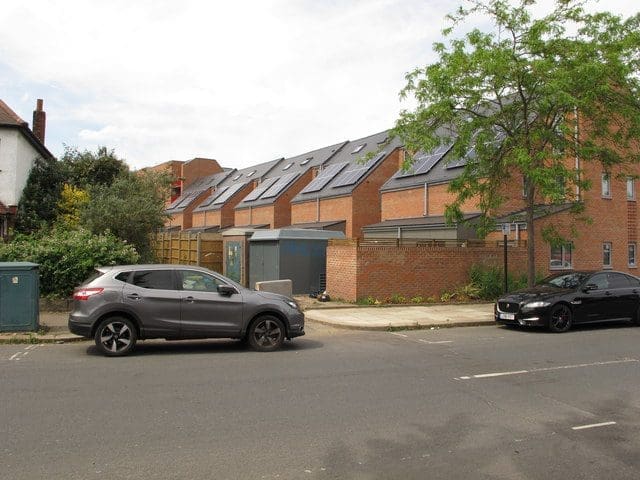 Solar panels, Grieg Road, North Acton