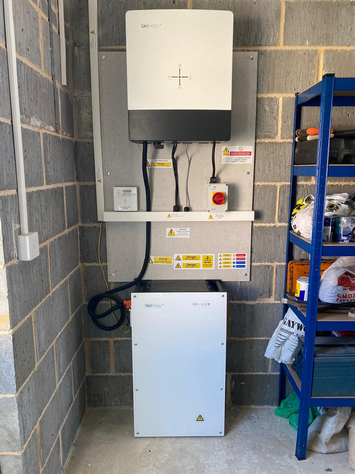 Existing GivEnergy home battery system