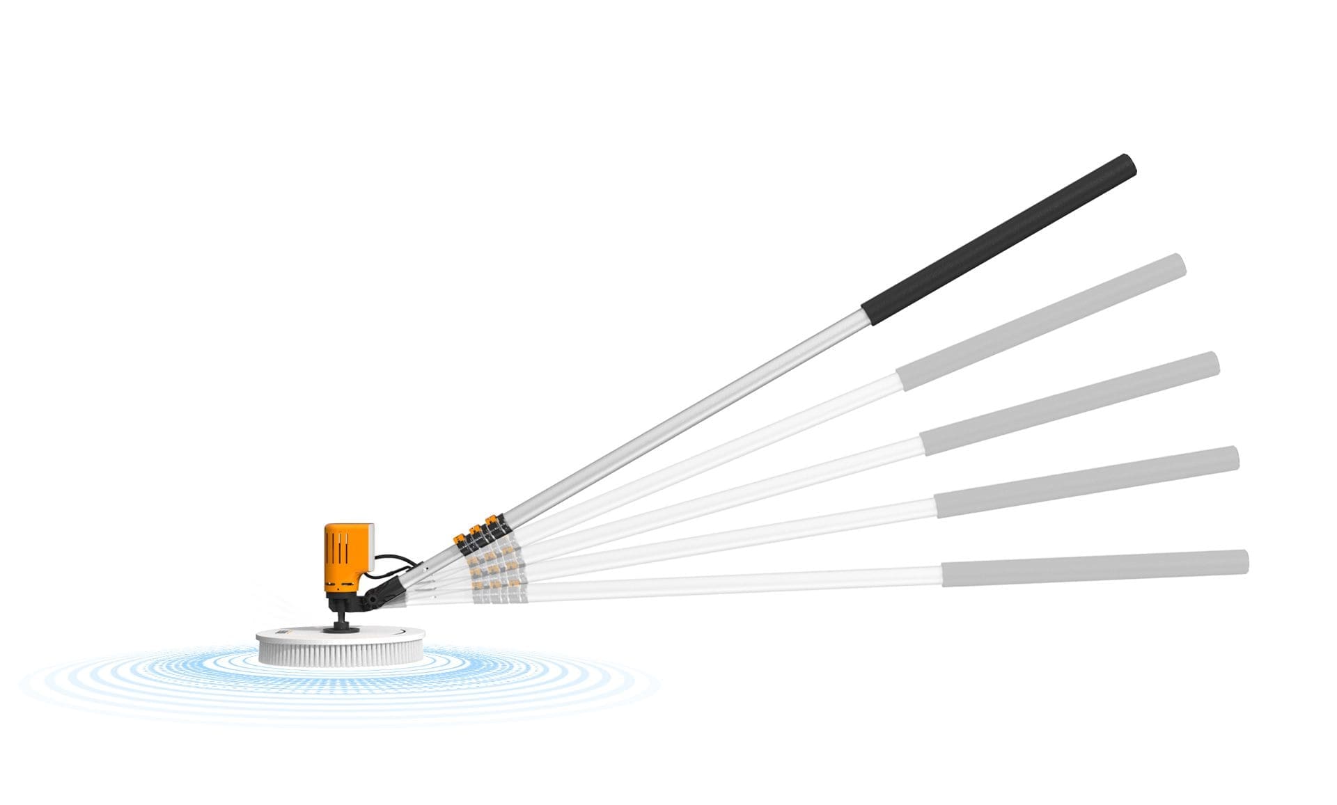 XR2 solar panel cleaning machine and accessories