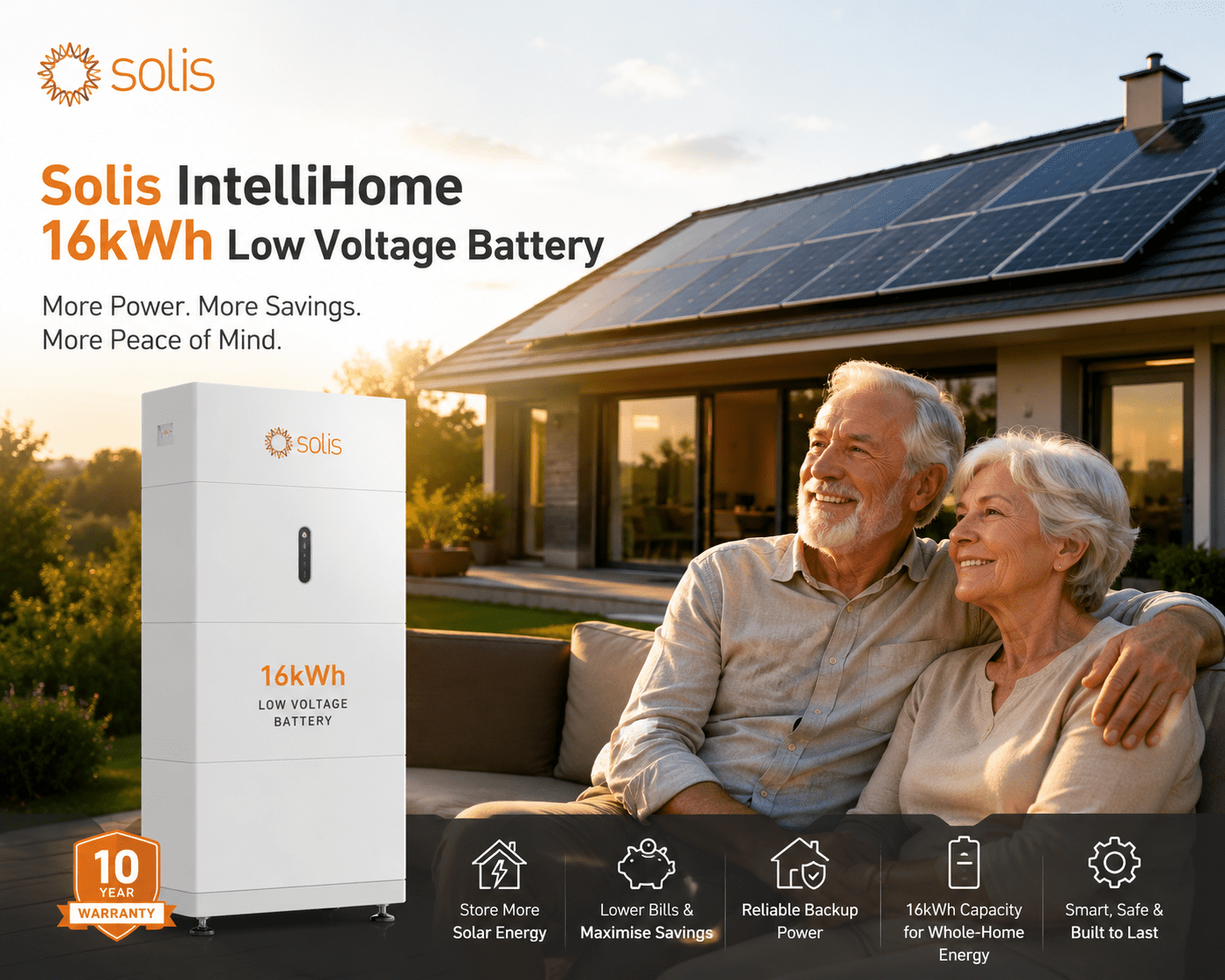 Solis IntelliHome wall-mounted battery range